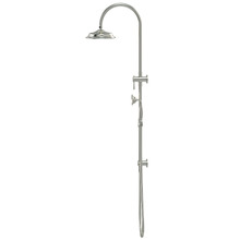 Harrington Brushed Nickel Twin Shower